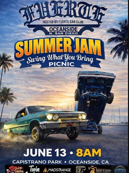 Summer Jam Picnic Car Show flyer June 2026